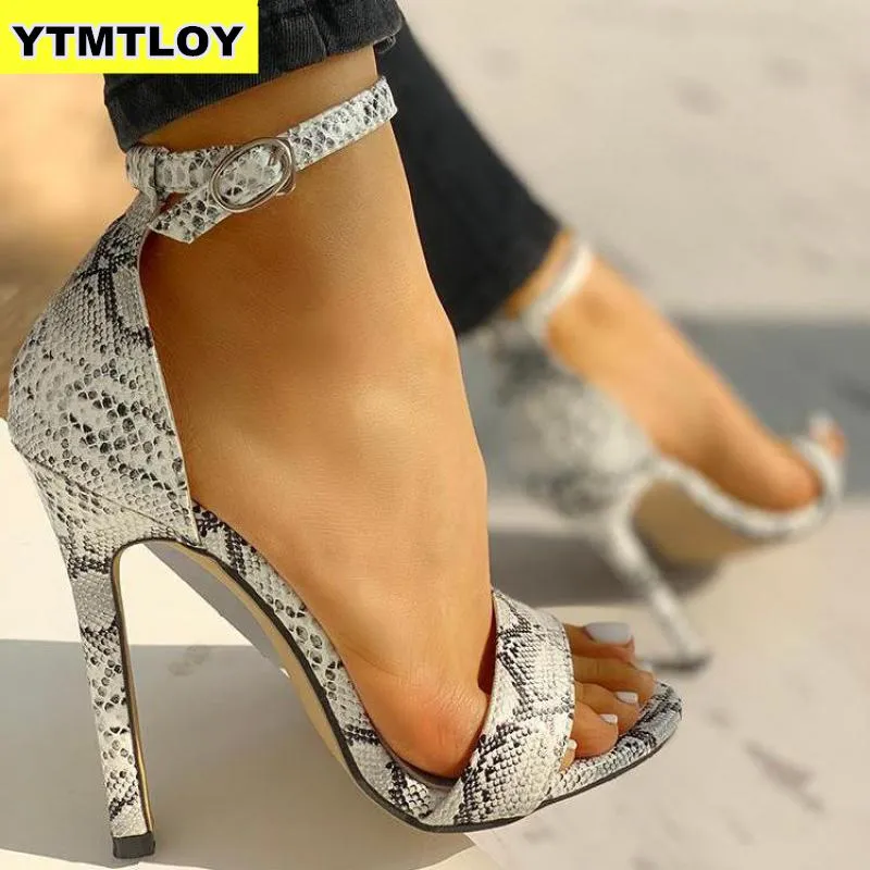 Snake Print Summer Luxury High Heels