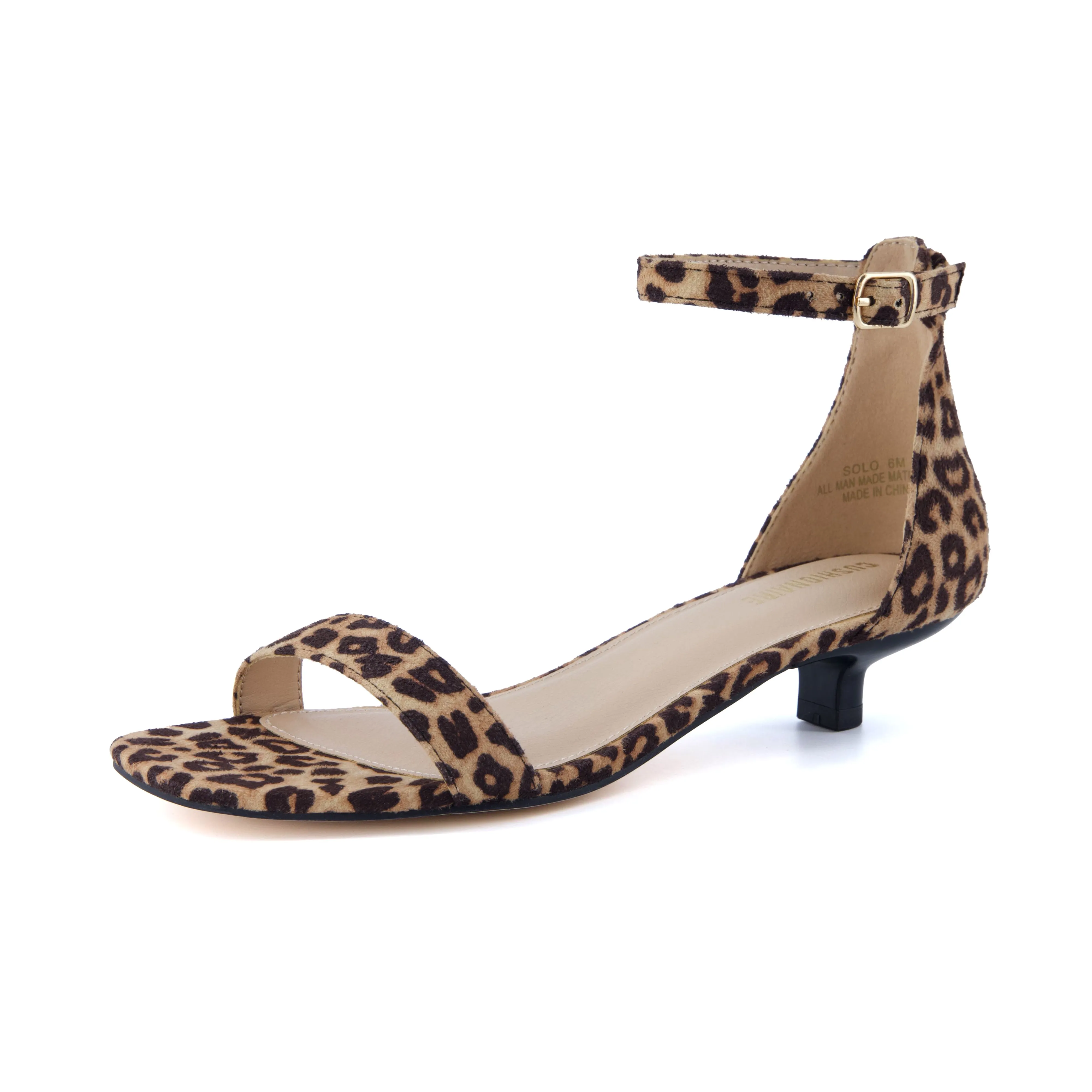 Solo Kitten Heel Sandal