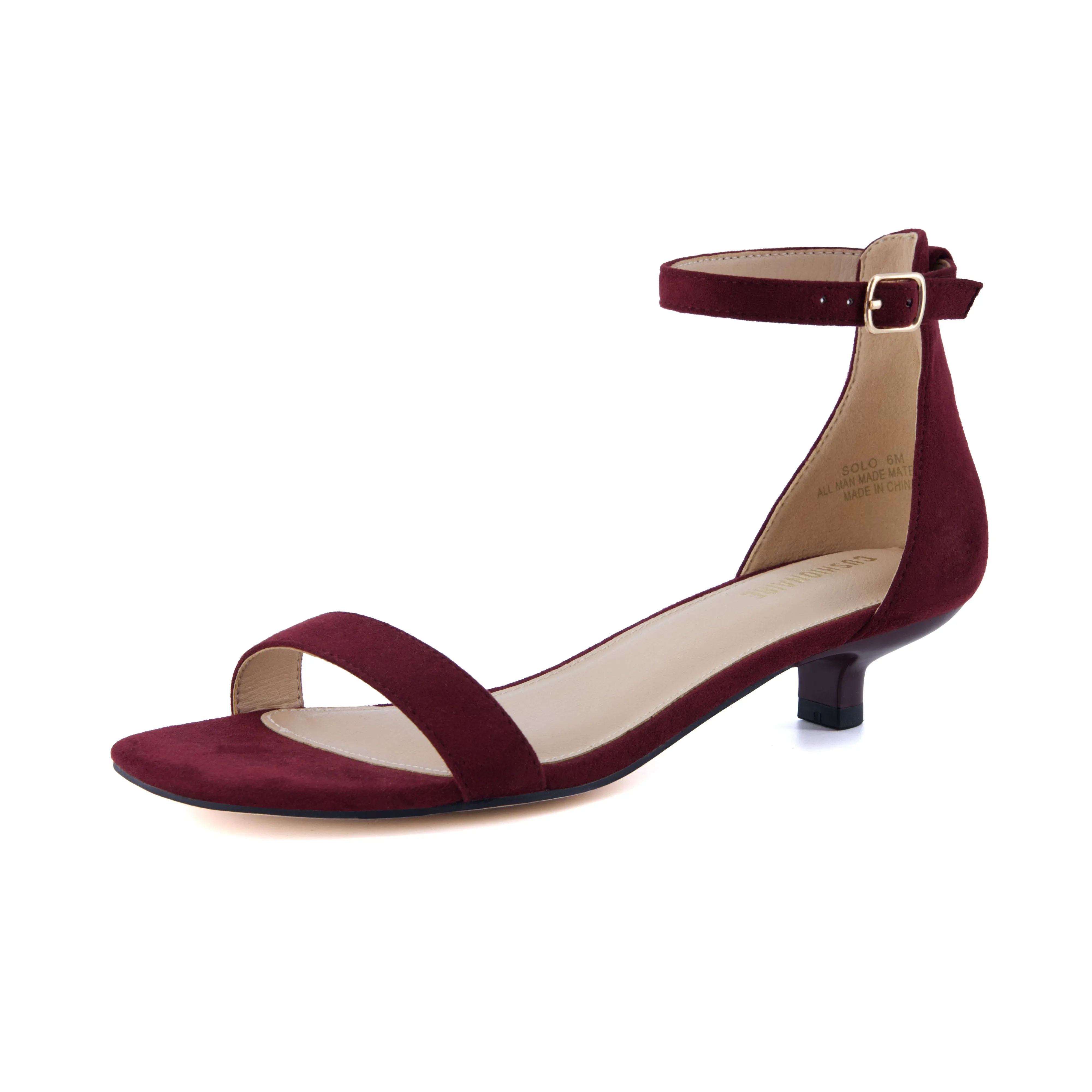 Solo Kitten Heel Sandal