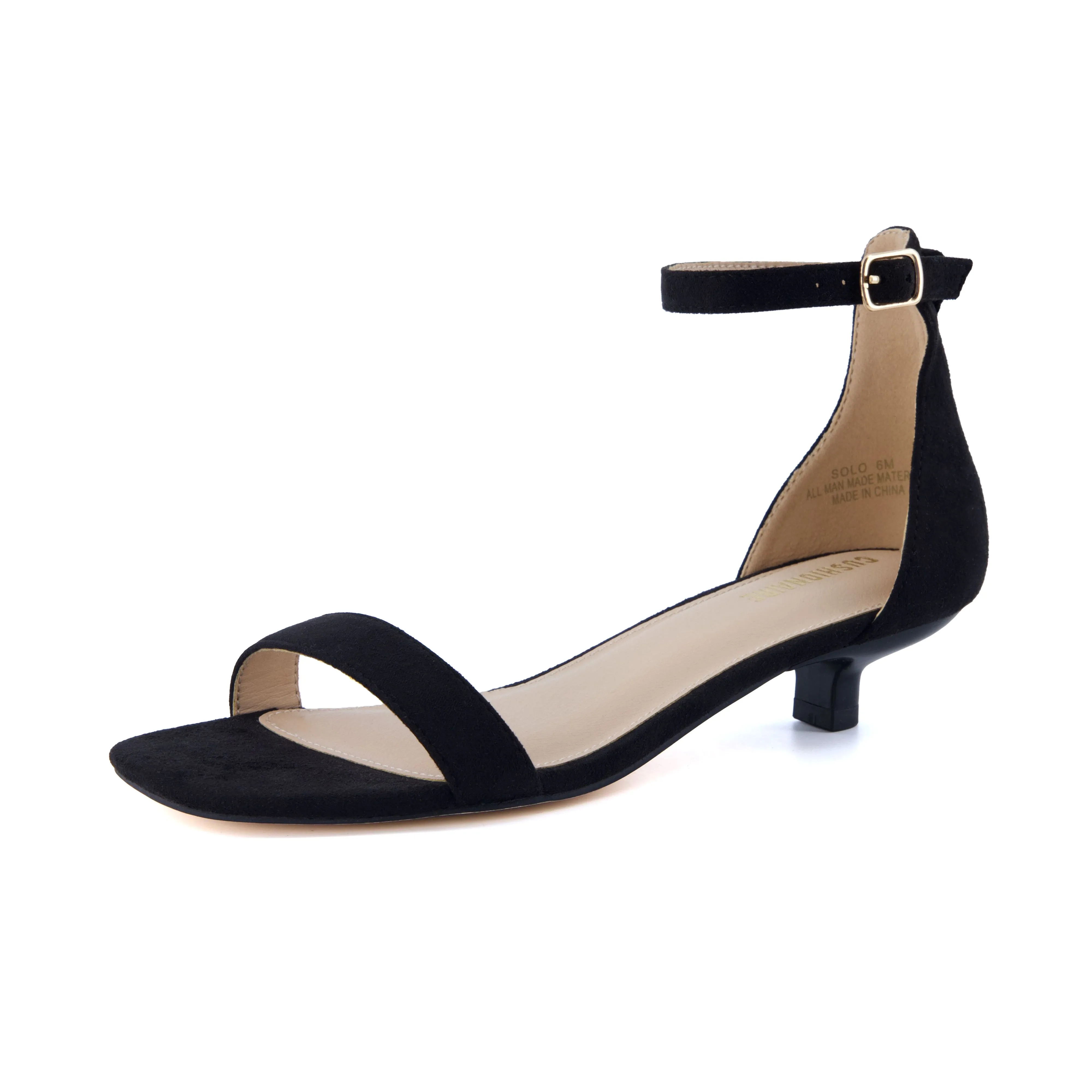 Solo Kitten Heel Sandal
