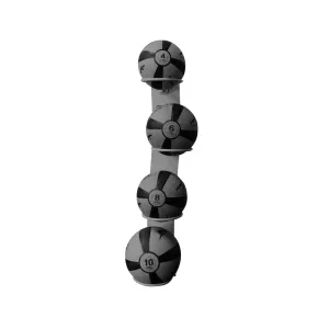Studio Line Medicine Ball Rack, Wall Mounted Commercial Package