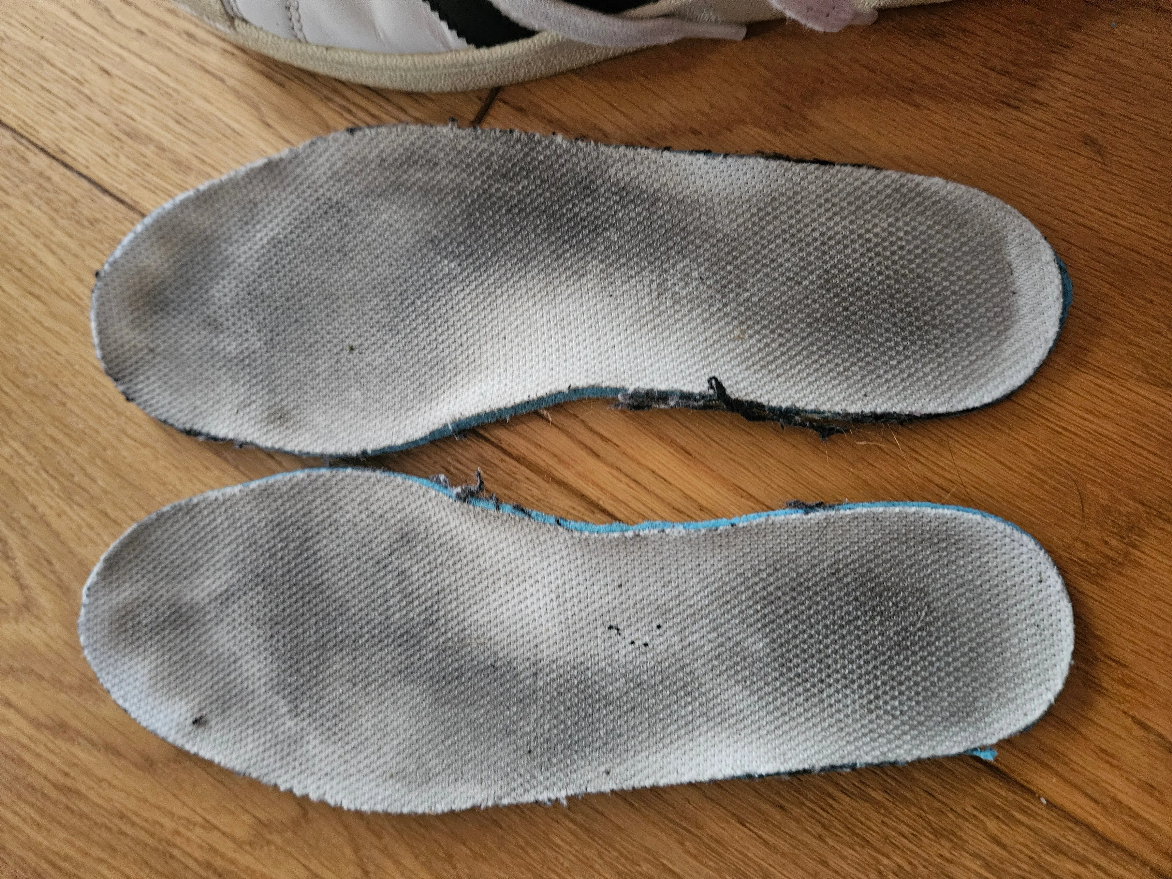 Superstar Adidas Trainers, well worn - Size 5