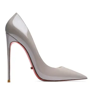 Tatianna Grey Red Bottom Heels
