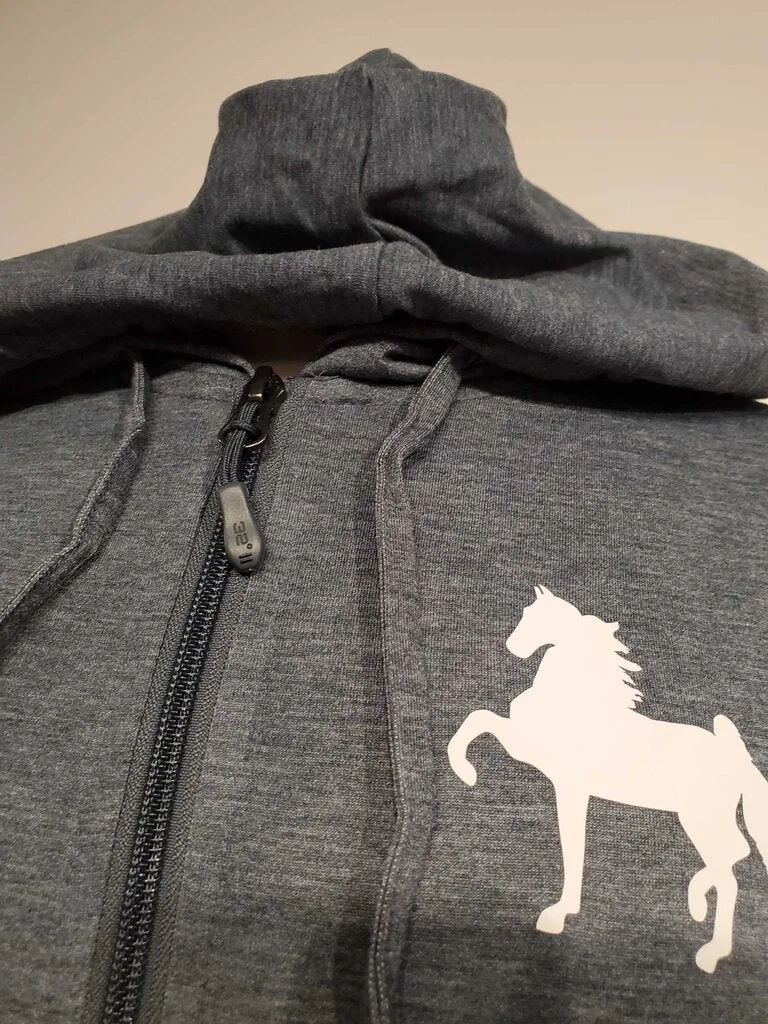 Teal Zip Up Sweatshirt Ladies M