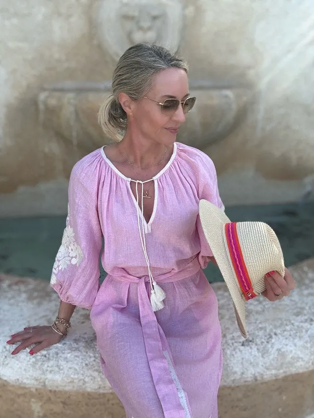 The Somento Dress ↠ Pink