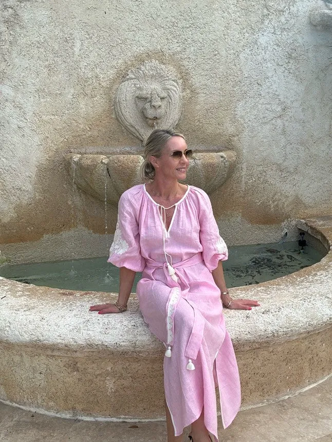 The Somento Dress ↠ Pink