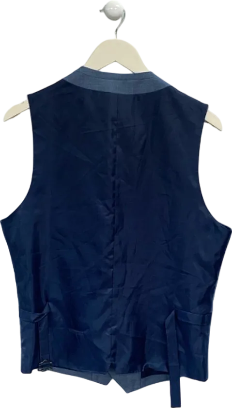Topman Blue Formal Waistcoat UK 42