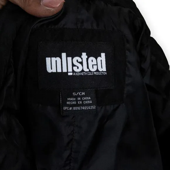 Unlisted x Kenneth Cole Black Down Quilted Womens Jacket S