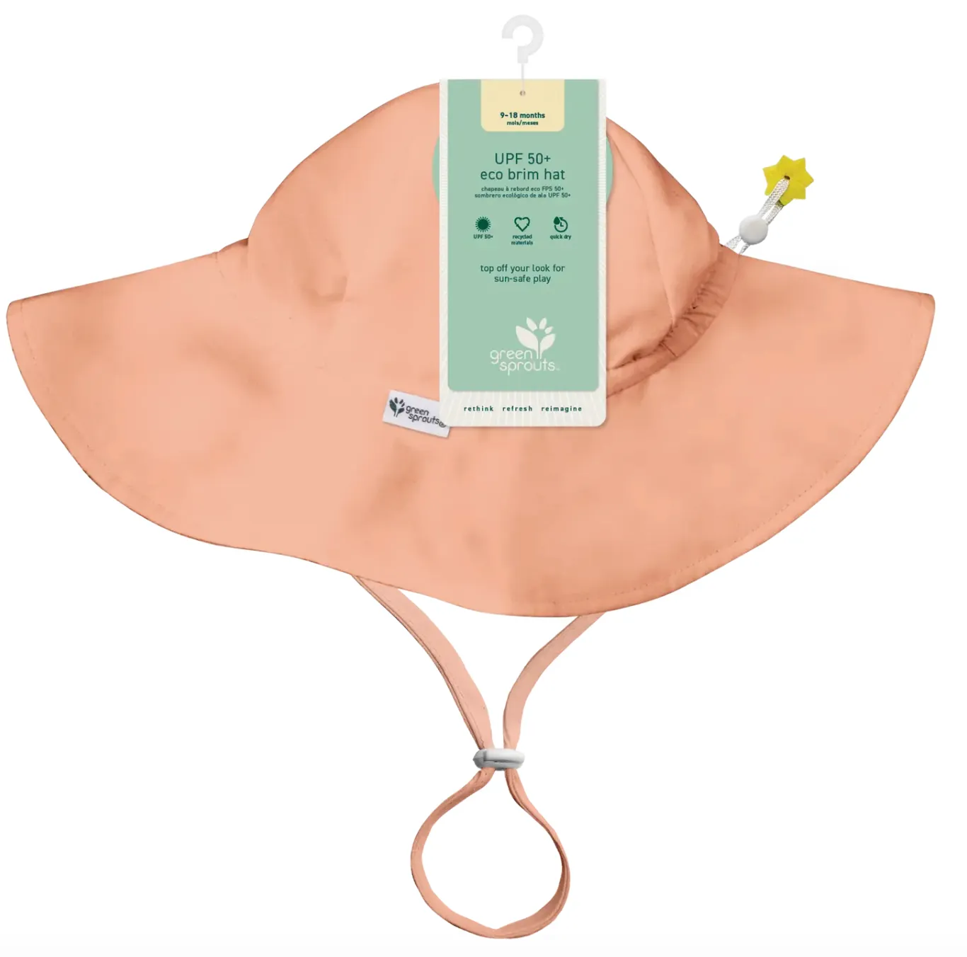 UPF 50  Brim Sun hat (coral)