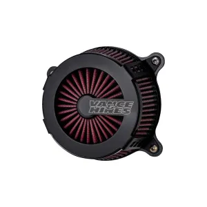 V02 Cage Fighter Air Cleaner Kit For Harley 08-16 FLT/16-17 FLST & FXDLS (FBW) Black