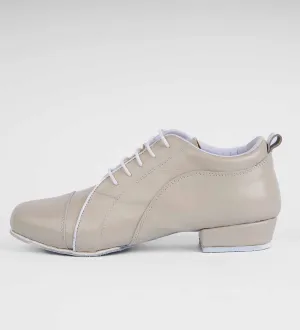 Warm Ivory Premium Leather – Men's Tango Trainer - Arrabal 6002