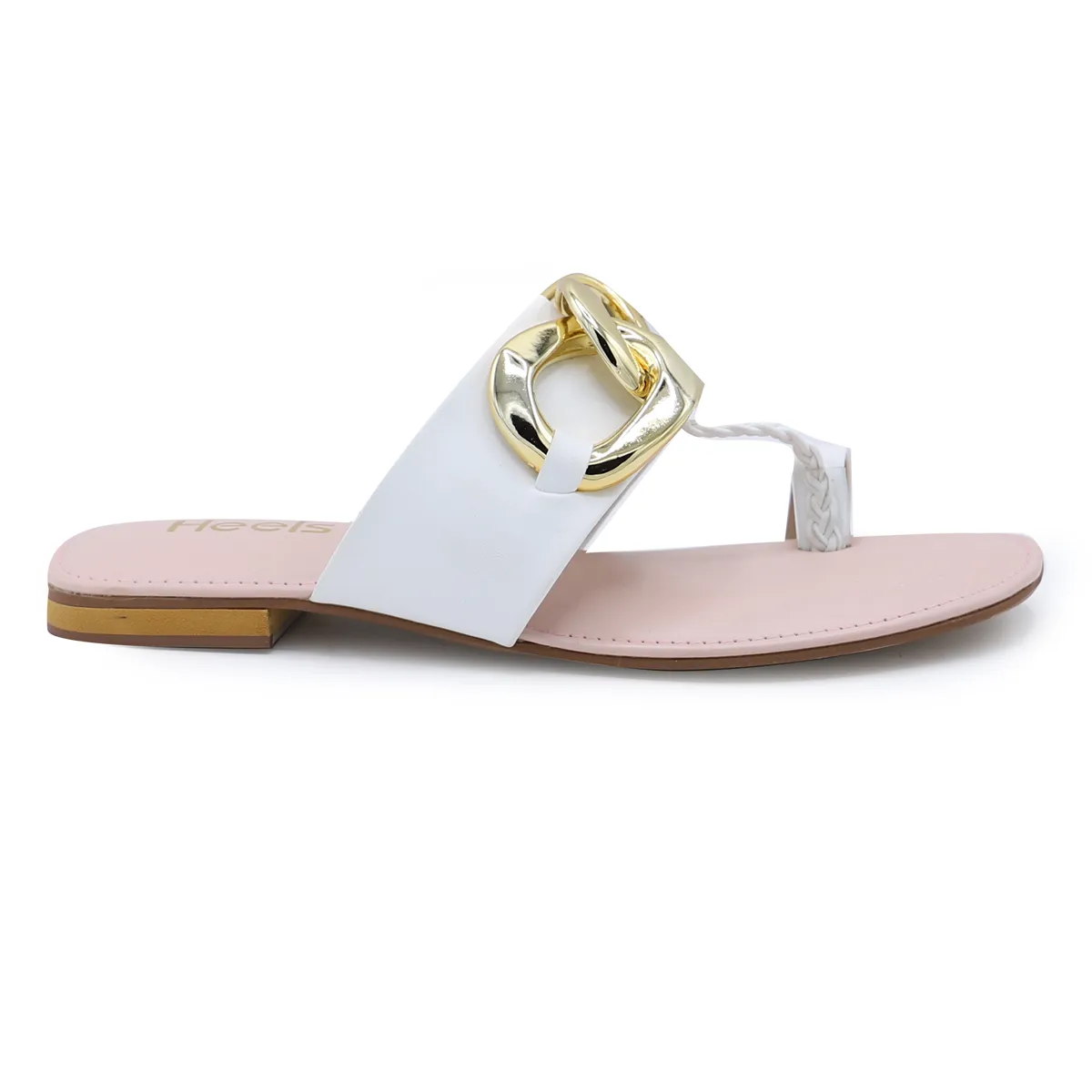 White Formal Chappal 005664