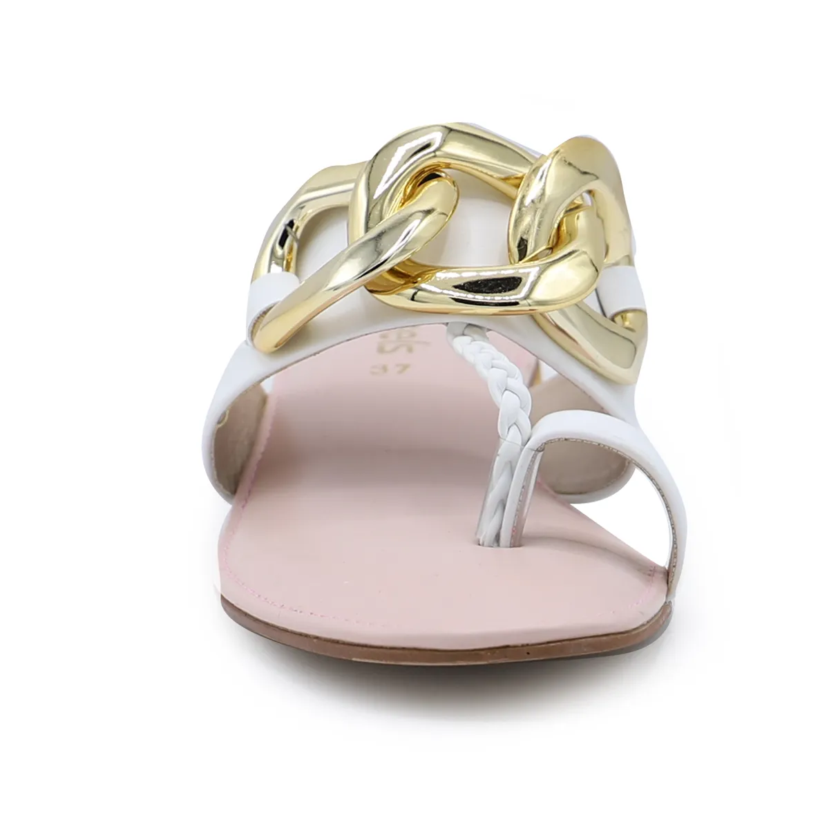 White Formal Chappal 005664