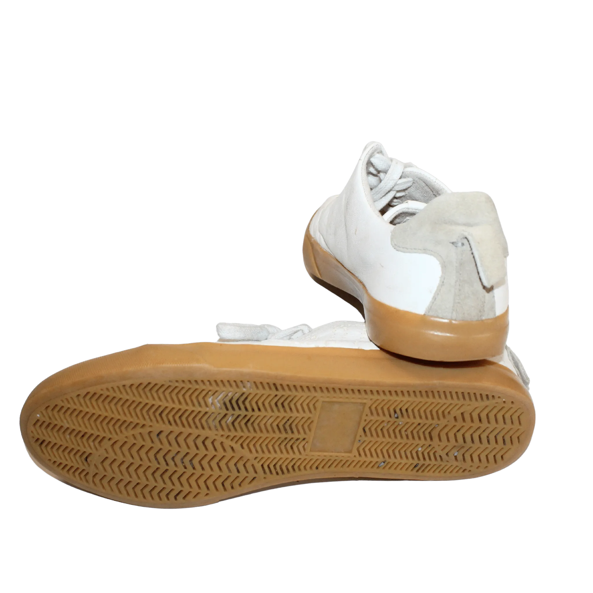 White Leather Trainers