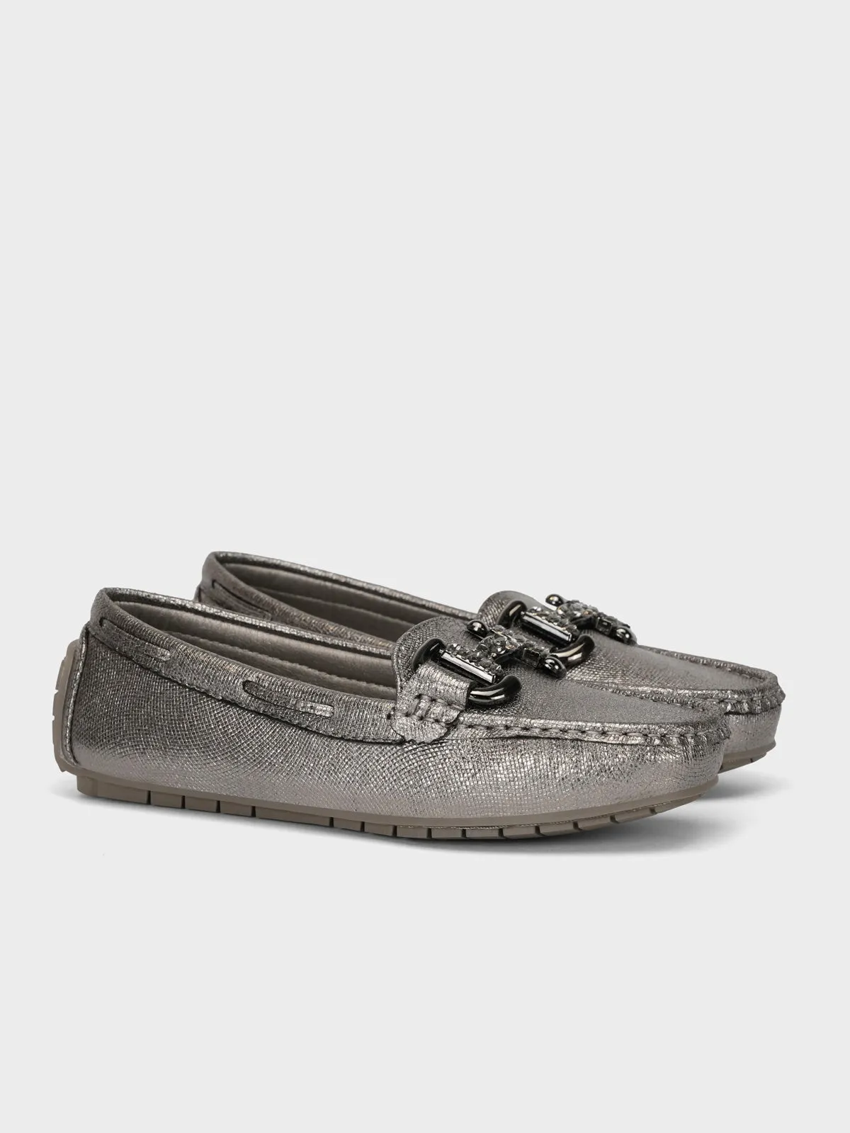 Women "FARGO" Round Toe Stylish Moccasins