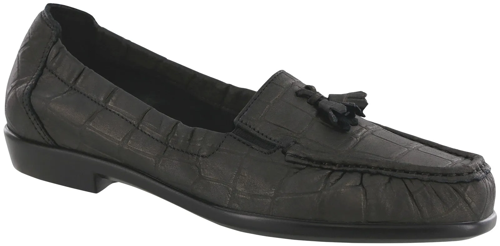 Women's Hope Slip On Loafer in Black Croc