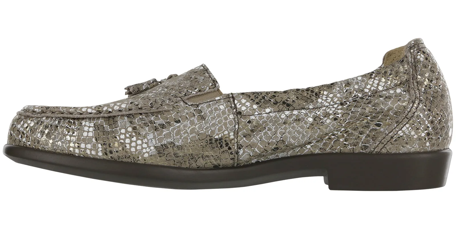 Women's Hope Slip On Loafer in Multisnake Gold