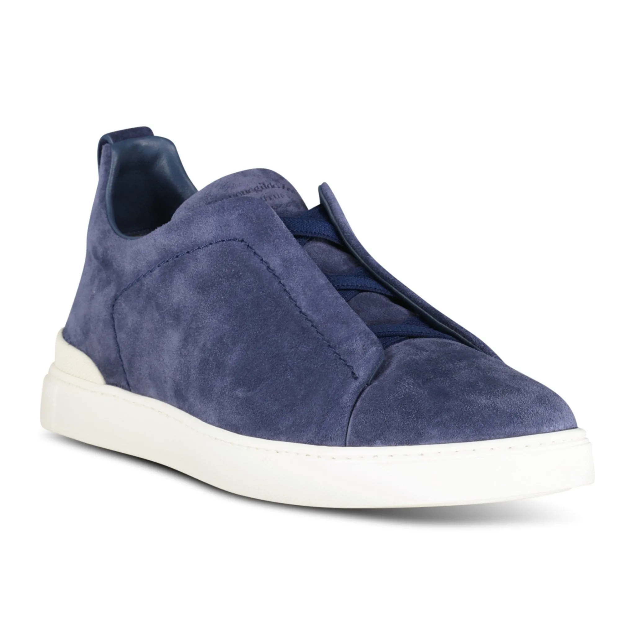 ZEGNA Suede Trainers Blue