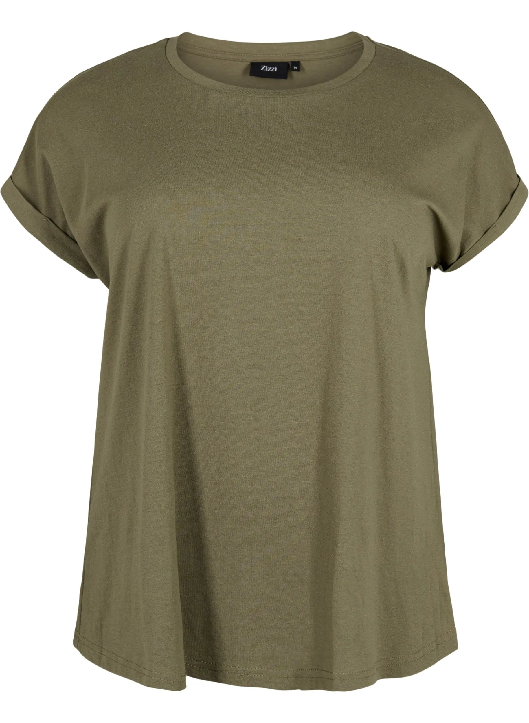 Zizzi Katja T-Shirt in Khaki