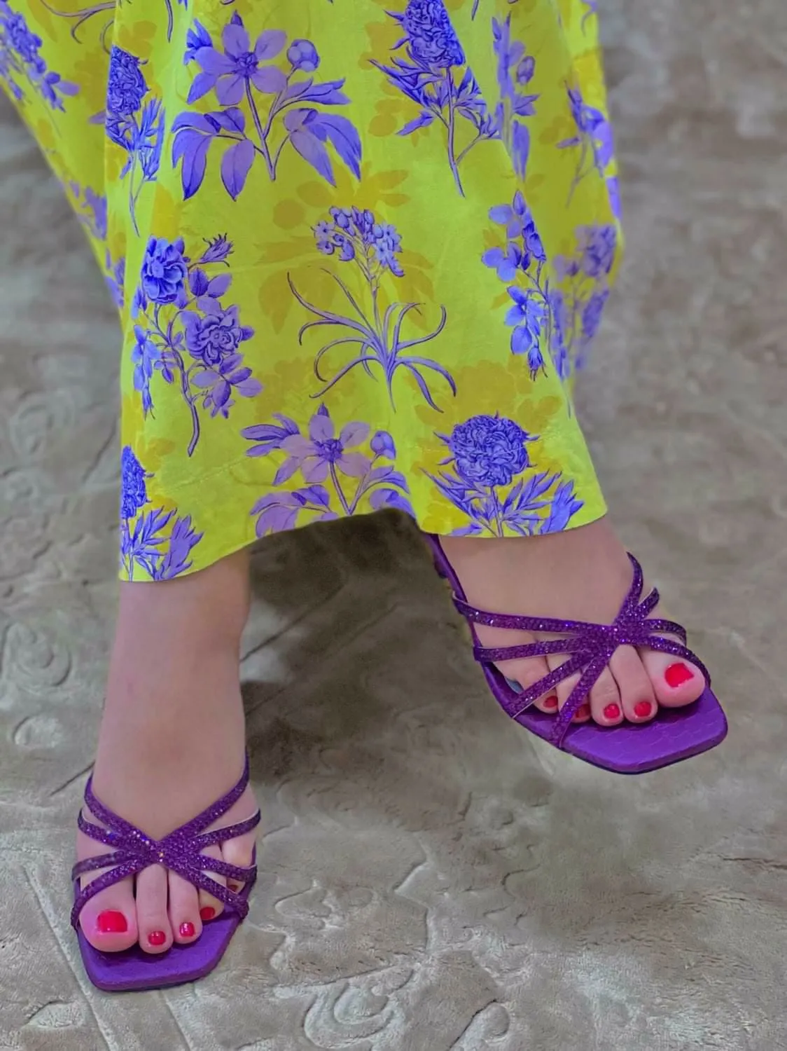Zoya Heels S141H - Purple